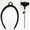Pmsanzay 2 Pack Vacuum Cleaner Hose Holder Vacuum Head Holder Hanger Wall Mount Vacuum Cleaner Stand Storage Rack for Canister Vacuum Cleaner Shop Garage Vacuum Cleaner - W Style