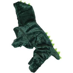 Zaldita Christmas Dog Puppy Dinosaur Clothing Costume Accessories Pet Hoodie Clothes Theme Party Photo Prop Green XL