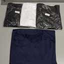 5 Pack Short Sleeve Compression Shirt Men - Workout Quick Dry Base Layer Shirts Moisture Wicking Top for Gym Athletic (X-Large, 1-Black/Black/White/White/Navy)