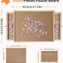 Small Puzzle Board 17.1 X 13.4 Inch Puzzle Table - Suitable for Personal Small Jigsaw Puzzles Table with 2 Storage Drawers,Portable Lightweight Jigsaw Puzzle Board(100-300Pcs)