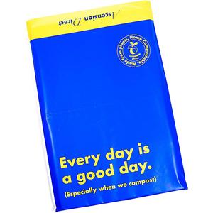 100% Compostable Poly Mailers 10"x13" Eco Friendly Shipping Bags, 50 pcs Biodegradable Packaging Bags, Premium Lightweight Mailing Envelopes, Polymailers for Small Business Supplies