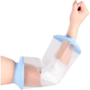 Waterproof PICC Line Shower Cover PICC Line Covers for Upper Arm Elbow Reusable IV PICC Line Sleeve Protector (Elbow-Extra Large)