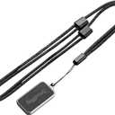 SmallRig Magnetic Mount for DJI Osmo Nano, for Insta360 GO 3S, with Neck Strap, Wrist Strap, Anti-Loss Hanging Hole Design, Neck Mount POV/Vlog Selfie