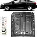 Front Engine Splash Shield for Chevrolet Cruze 2016 2017 2018 2019 1.4T Engine Guards Suitable for Chevy Cruze Under Engine Cover Mud Flaps Directly Replace Original One Black