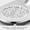 Breville BCA800BSS InFizz Fusion Sparkling Water and Beverage Carbonator, CO2 Cylinder Not Included, Brushed Stainless Steel