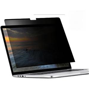 Easy On/Off Magnetic 360 Privacy Screen Filter Compatible with Macbook Air 13.6/13 Inch (2022-2025, M2, M3, M4), Anti Glare Laptop Privacy Screen Shield with Camera Cover - UV Block 90%-Model A2681, A3113, A3240