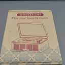 CARONSORT CD Player with Speakers Bluetooth Nostalgic Retro Portable CD Players for Home Wood Music Player FM Radio for HomeWired and Remote Control-Walnut Brown