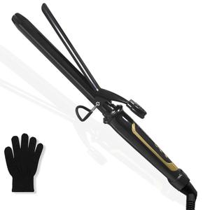 abp 1 Inch Curling Iron with Ceramic Barrel, Instant Heat up to 450F, Waving Style Tool for Long/Medium Hair and Women (Led Temp)