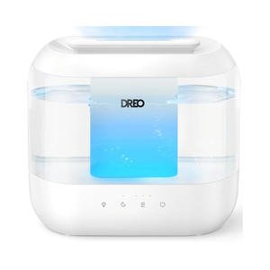 DREO Humidifiers for Bedroom, 4L Top Fill for Large Room, 36H Runtime, 28 dB Quiet Supersized Cool Mist Air Humidifier for Baby Nursery, Plants, Indoor, Night Light, Easy to Clean & Fill, White