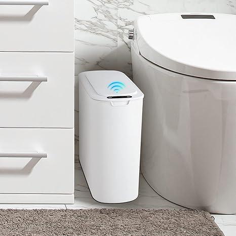 Cesun 4 Gallon and 2.6 Gallon Automatic Motion Sensor Bathroom Trash Can with Lid Cesun 4 Gallon and 2.6 Gallon Automatic Motion Sensor Bathroom Trash Can with Lid
