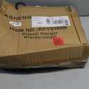 ABHENG 35 Pack Clothes Hangers, Non Slip Plastic Coat Hangers, Space Saving Hangers, Heavy Duty, Hanging Dry Wet Clothes, 16.4" x 8.3", Black, UAPY0580B