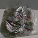 Scawim 12 Pcs Christmas Candle Rings Wreaths Bulk, Xmas Artificial Candle Rings with Pinecones Red Berries Candle Holder Table Centerpiece Decor for Home Kitchen Cabinet Windows Front Door