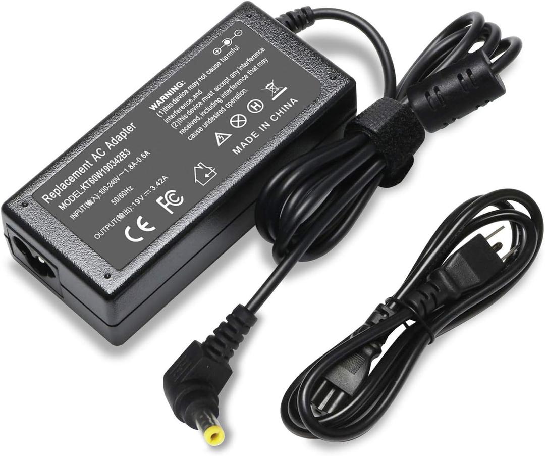 New 19V 3.42A 65W Adapter Charger Power Supply Cord for Asus AD887320 EXA0703YH PA-1650-66 ADP-65DW ADP-65HB BB ADP-65JH BB SADP-65NB AB X401 X550L X550LA X550LB X550LNV X550ZA