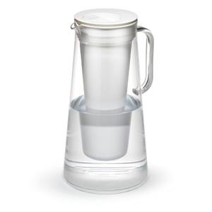LifeStraw Home Water Filter Pitcher, 10-Cup, White, BPA Free Designed for Everyday Protection Against Bacteria, parasites, microplastics, Lead, Mercury, PFAS and a Variety of Chemicals