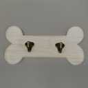 Vintage Style Dog Bone Hook Wall Mounted Coat Rack Rustic Wall Hanging Leash Holder