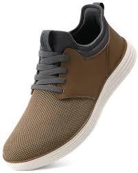 VILOCY Mens Slip On Casual Dress Shoes Hands Free Fashion Sneakers Mesh Tennis Walking Work Shoes Comfortable Breathable Lightweight Non Slip