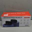 Switch 2 Accessories, [Charge Inside]Case Bundle for Nintendo Switch 2 2025 Console, FYOUNG 23 IN 1 Kit:Carrying Case,Controller Charger,Protective Shell,Grip for Joycon, Steering Wheel for Mario Kart (Black Black)