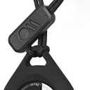 Case-Mate AirTag Holder - AirTag Keychain with Rugged Strap - Easy to Use, Protective, Durable Hard Shell Air Tag Case for Dog Collar, Cat Collar, Keys, Luggage, Backpack, Purses - 1 Pack, Black