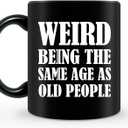 Birthday Gifts for Men Women - 11 Oz Coffee Mug Cup - Christmas Gifts Funny Unique Gift Ideas for Grandpa Dad Father Husband Him 30th 40th 50th 60th 70th 80th