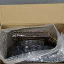 DaYammi 150Pcs Black Gold Plastic Plates & Plastic Silverware,Black Disposable Plates for Party Include 30 Dinner Plate,30 Dessert Plate,30 Knives,30 Forks,30 Spoons,black plates for New Year Wedding