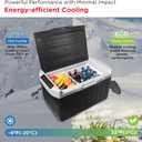Frigidaire 2-in-1 Portable 12/24V DC & 110-240V AC Compressor Fridge Freezer – Compact for Travel, Car, Camping, Road Trips, Home, Dual Voltage 21qt