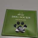 EXPAWLORER 6Pcs Anti Slip Dog Socks to Prevent Licking Paws, Pet Shoes for Winter, Double Sides Dog Boots & Paw Protectors Booties for Hardwood Floors with Grippers Small Medium Large Senior Dogs, XS (Grey)