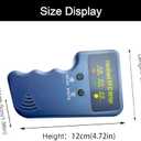 Handheld 125khz Copier RFID Smart ID Card Duplicator Used for T5577 or EM4305+5pcs ID rewrite Cards +ID Leather Circle Keychain 2pcs