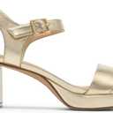 DREAM PAIRS Women's Platform Heels Block Chunky Open Toe Ankle Strap Heel Fashion Wedding Party Dress Sandals Shoes, Size 9