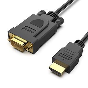 BENFEI HDMI to VGA 10 Feet Cable, Uni-Directional HDMI (Source) to VGA (Display) Cable (Male to Male) Compatible for Computer, Desktop, Laptop, PC, Monitor, Projector, HDTV, Raspberry Pi, Roku, Xbox