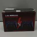 Wireless Retro Game Console, Plug and Play Video Game Console Built in 25200+Games, 4K HDMI Output,9 Classic Emulators, Dual 2.4G Wireless Retro Game (Black