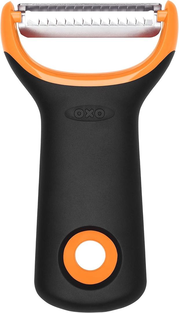 OXO Stainless Steel Good Grips Prep Julienne Y-Peeler, Black, 4.2"W x 8"H