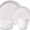Mikasa 5266100 Samantha Chip-Resistant 16 Piece Set, Service for 4 White