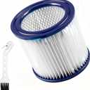 9032933 Ash Vacuum HEPA Cartridge Filter Fits for Shop Vac Filters, Shop Vac Accessories for Ash Vacuum Filter, Replacement Part for Hepa Filter, Comes with Brush