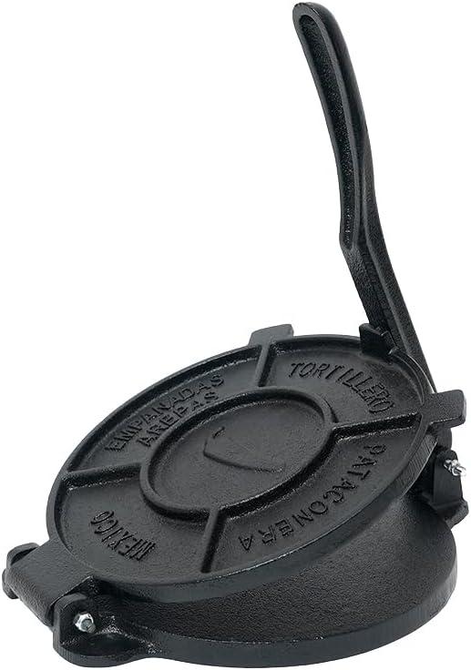 Cast Iron Tortilla Press 8 Inch,Tortilla Maker,Heavy Duty Tortillera Pataconera,Flour Tortilla Press(SA080) (8 INCH)