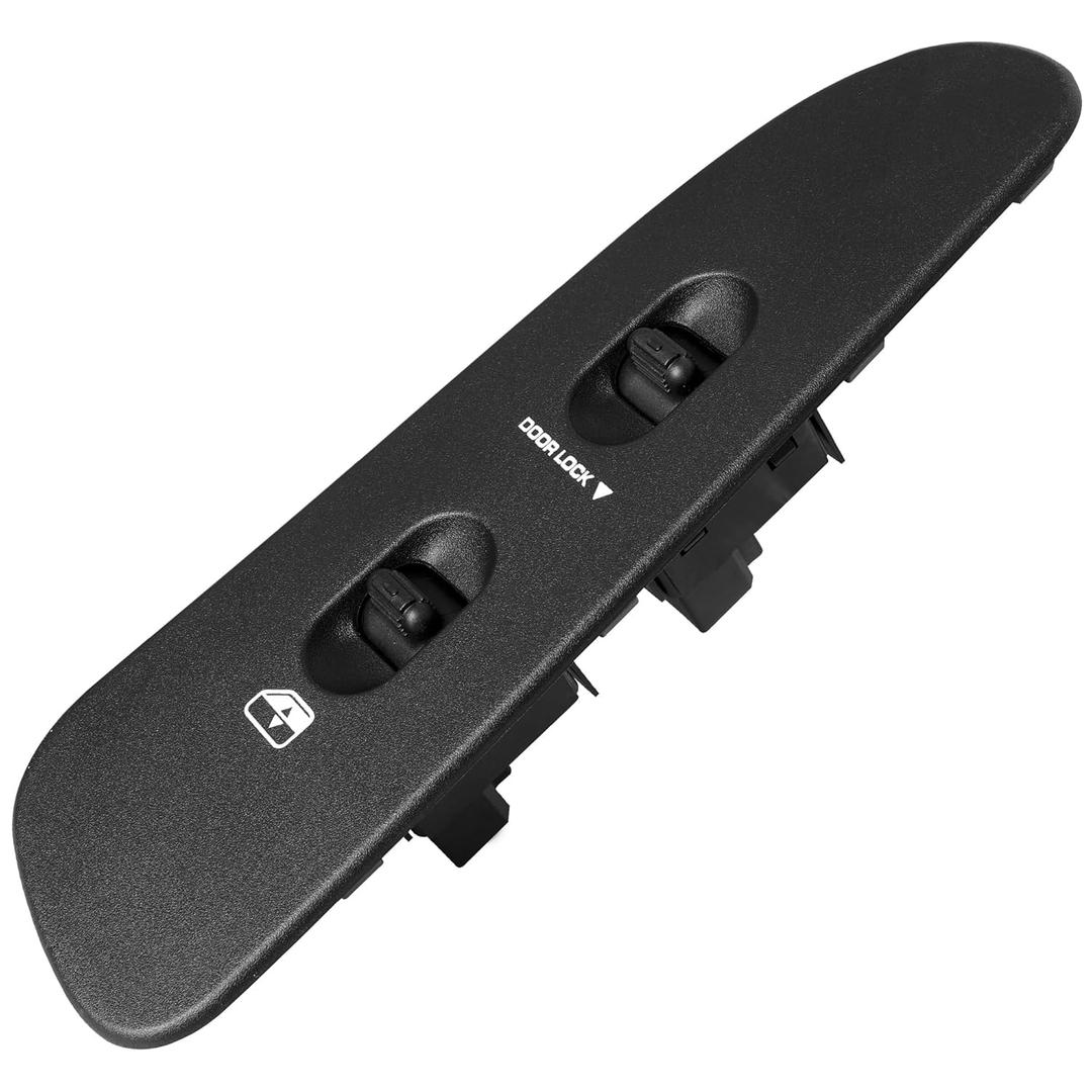 Front Right Passenger Side Power Door Lock & Window Switch with Black Bezel Kit | Fit for 2002-2008 Dodge Ram1500 2500 3500 2005-2009 Sprinter 2500 3500 | Replaces# 56007695AC, 5HZ72XDVAA