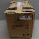 Bonlino Queen Comforter Set - Ruched Comforter Queen Size Bed Set Boho Shabby Chic Bedding for Bedroom Comforter Fluffy 3 Piece Ruffle Comforter Set with Pillow White Bedding Soft (Wheat)