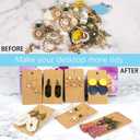 Kraft Paper Earring Display Cards, 500 Pack, 3.5 x 2 Inches (Brown)