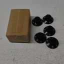 PP10539 Thermostat Dial Knob 200-400F for Fryers, Compatible with Pitco Frymaster Dean Range Imperial Fryer, 2-1/4 Inch Black Knob Dial 5Pcs, P6071271 00-944801 Thermostat Knob W/Off