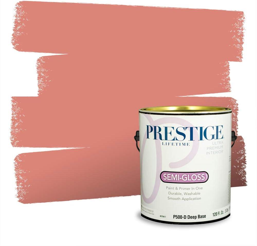PRESTIGE Paints P500-D-2003-3BVP Paint and Primer In One, 1 gallon, Amber Rose