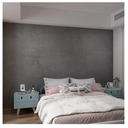 48"×591" Large Size Extra Wide Thick Darker Grey Black Concrete Wallpaper Peel and Stick Dark Gray Concrete Cement Contact Paper Vinyl Textured Adhesive Sticker for Bedroom Bathroom Gym Walls