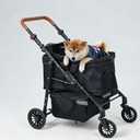 Medium Dog Stroller for Large Dogs, Pet Stroller Up to 80lbs