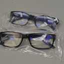 Gaoye 2-Pack of Reading Glasses - Blue-Light Filter, UV Protection - Readers with Rectangle Frames (Black) +2.0