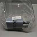 2 Pcs 5.5qt 9 x 13 Plastic Portable Project Case With Snap-Tight Latch Clear Stackable Storage Box With Lids Organizer Container For A4 File Photo Documents Scrapbook Craft Art Supplies (Large-Blue)