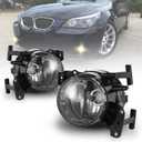 Fog Lights Compatible with BMW 5 Series (E60 E61, 525i 525xi 528i 528xi 530i 530xi 535i 535xi 545i 550i), All For M Pack/Tech Sport Package Bumper Only, 2004-2010, Fog Lamps (OE Replacement)