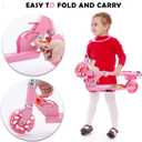Scooter Toys for Kids Ages 6-12/3-5, Christmas Birthday Gifts for Girls Boys, Easy Folding Kids Scooter with 3 Levels Adjustable Handlebar