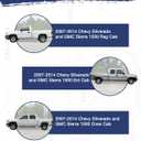 Mountainpeak 3PCS Rear Crossmembers Fit for 07-14 Silverado & Sierra 1500