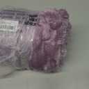 EXQ Home Fleece Throw Blanket for Couch or Bed - 3D Imitation Turtle Shell Jacquard Decorative Blankets - Cozy Soft Lightweight Fuzzy Flannel Blanket Suitable for All Seasons(50"60",Light Purple)