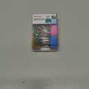 Officemate Easy Grip Medium Binder Clips, Assorted Metallic Colors, 12 Pack (31054)