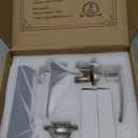 Keyless Entry Door Lock Deadbolt with Handle Set, Keypad Door Lock with Handle Smart Door Locks for Front Door with Set with Easy Installation, Auto Lock, Satin Nickel (Silver)