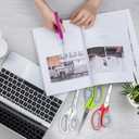 Mr. Pen Multipurpose Scissors - 8 inch, Pack of 4, Sharp Adult Office Scissors for Paper and Fabric